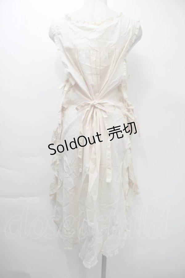 画像2: PINK HOUSE / ローズ刺繍タブリエ  オフ S-25-11-03-033-LO-OP-SZ-ZS (2)