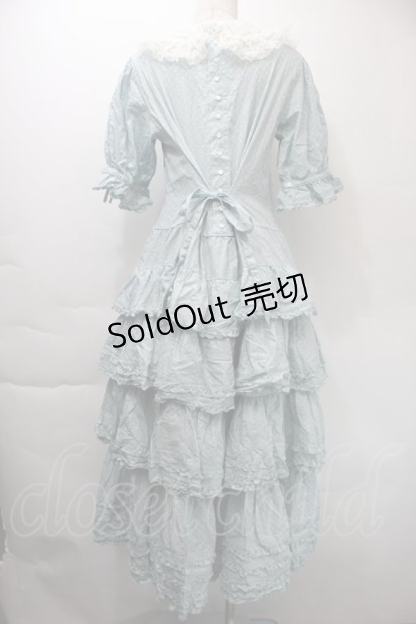 画像2: PINK HOUSE / ドットワンピース  サックス S-25-11-03-036-LO-OP-AS-ZS (2)