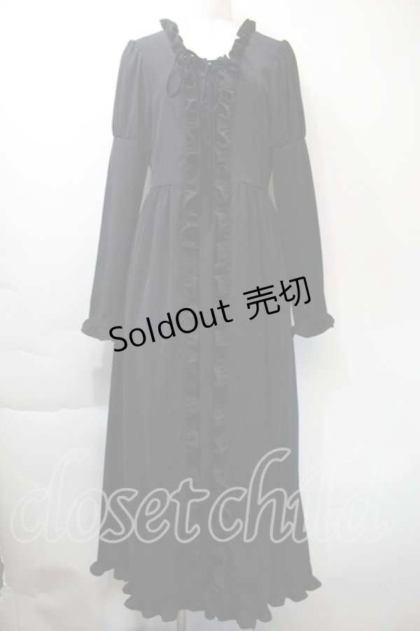 画像1: Moi-meme-Moitie / 貴婦人ロングワンピース 13号 黒 S-25-11-03-043-MO-OP-AS-ZS (1)