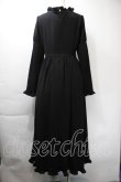 画像2: Moi-meme-Moitie / 貴婦人ロングワンピース 13号 黒 S-25-11-03-043-MO-OP-AS-ZS (2)