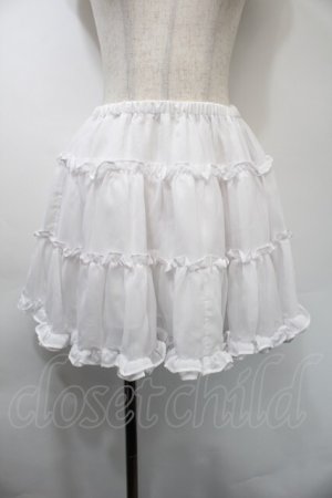 画像: LOLITA / パニエ  白 S-25-11-03-045-LO-SK-AS-ZS