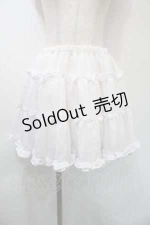 画像: LOLITA / パニエ  白 S-25-11-03-045-LO-SK-AS-ZS