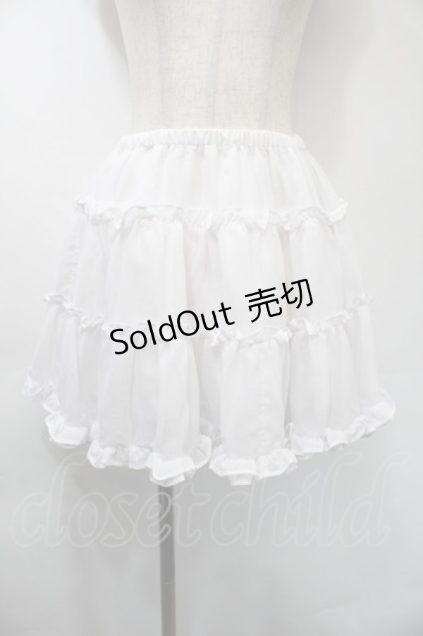 画像1: LOLITA / パニエ  白 S-25-11-03-045-LO-SK-AS-ZS (1)