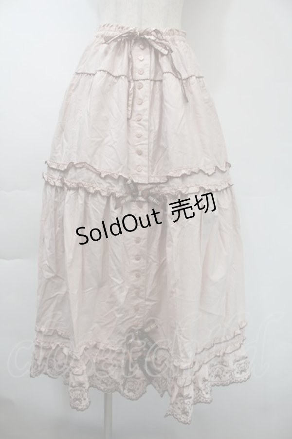 画像1: PINK HOUSE / オリジナルクマレーススカート  ピンク S-25-11-03-048-LO-SK-AS-ZS (1)