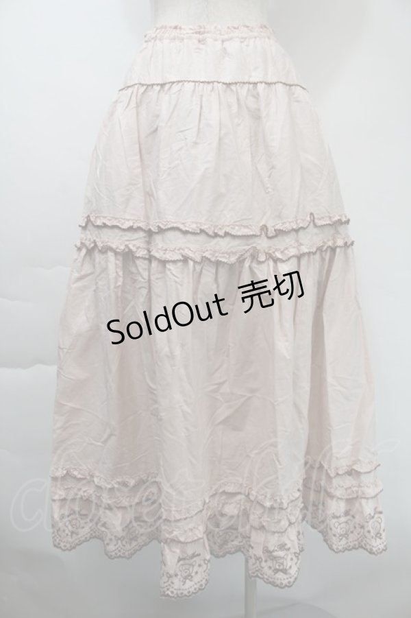 画像2: PINK HOUSE / オリジナルクマレーススカート  ピンク S-25-11-03-048-LO-SK-AS-ZS (2)