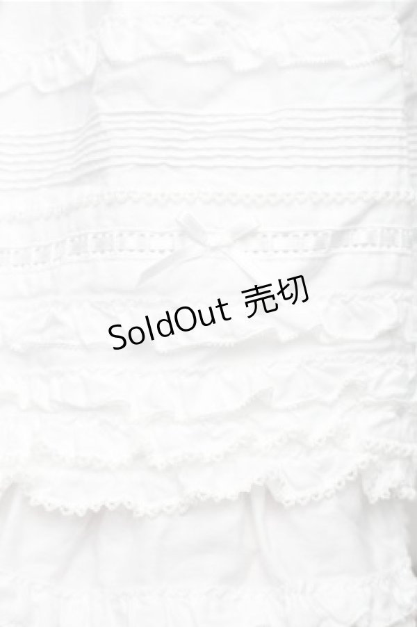 画像3: PINK HOUSE / ローンフリルティアードスカート  白 S-25-11-05-038-LO-SK-AS-ZS (3)