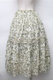 画像2: PINK HOUSE / White Cloverプリントスカート  オフ S-25-11-05-041-LO-SK-SZ-ZS (2)