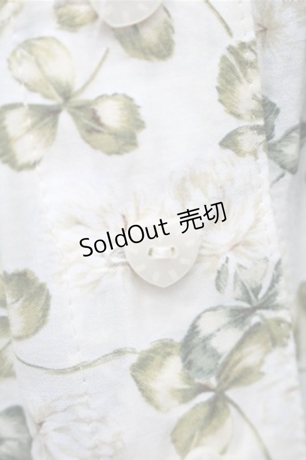 画像4: PINK HOUSE / White Cloverプリントスカート  オフ S-25-11-05-041-LO-SK-SZ-ZS (4)