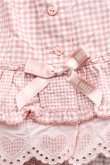 画像3: PINK HOUSE / ×misako aoki ギンガムチェックスカート  ピンク S-25-11-05-049-LO-SK-SZ-ZS (3)
