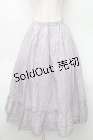 画像: PINK HOUSE / コットンインナースカート  ラベンダー S-25-11-05-051-LO-SK-AS-ZS