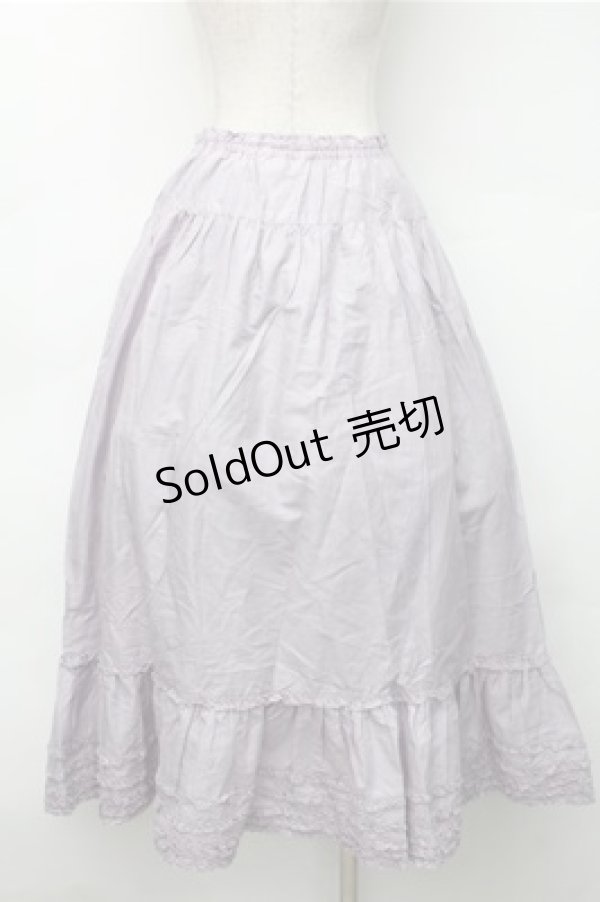 画像2: PINK HOUSE / コットンインナースカート  ラベンダー S-25-11-05-051-LO-SK-AS-ZS (2)