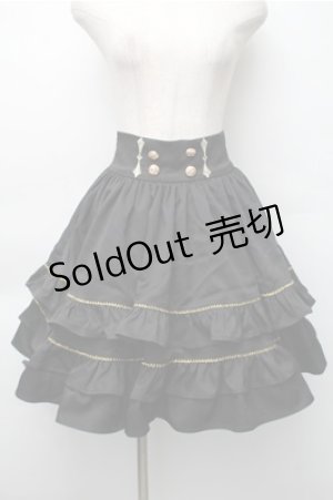 画像: Silent Mars / 堕月の法則スカート  黒 S-25-11-05-056-LO-SK-AS-ZS