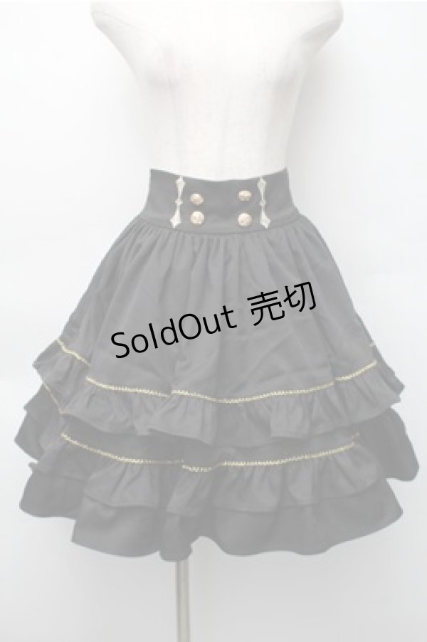 画像1: Silent Mars / 堕月の法則スカート  黒 S-25-11-05-056-LO-SK-AS-ZS (1)