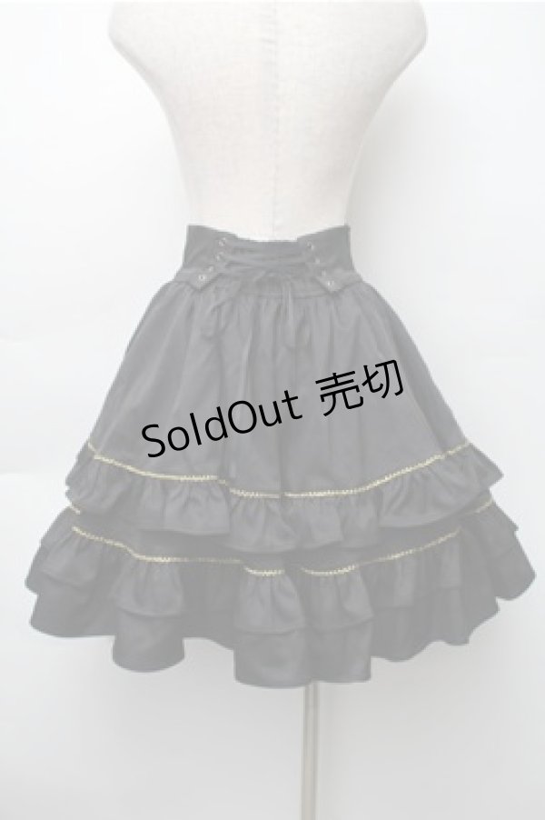 画像2: Silent Mars / 堕月の法則スカート  黒 S-25-11-05-056-LO-SK-AS-ZS (2)