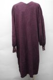 画像2: axes femme / ボタンデザインニットワンピース  紫 S-25-11-05-060-AX-OP-HR-ZS (2)