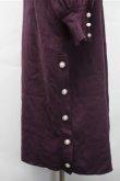 画像3: axes femme / ボタンデザインニットワンピース  紫 S-25-11-05-060-AX-OP-HR-ZS (3)