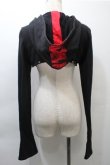 画像2: PUNK RAVE / フード付きボレロ S 黒ｘ S-25-11-05-001-PU-JA-HR-ZS (2)