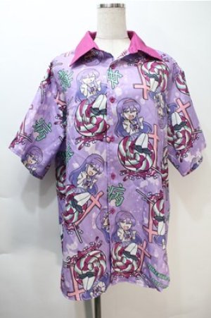 画像: ACDC RAG / メンヘラチャンシャツ  パープル S-25-11-05-009-PU-TO-HR-ZS