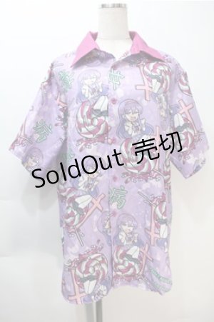 画像: ACDC RAG / メンヘラチャンシャツ  パープル S-25-11-05-009-PU-TO-HR-ZS