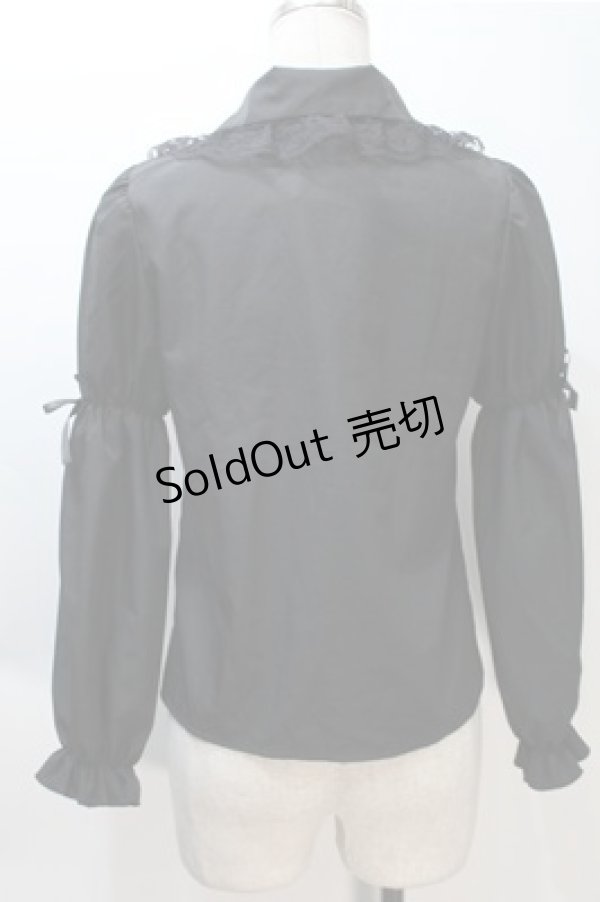 画像2: Lovely Tency / レースブラウス  黒 S-25-11-05-012-LO-BL-AS-ZS (2)
