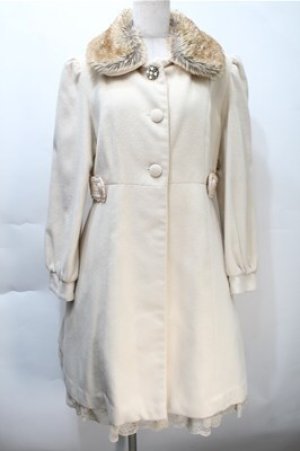 画像: axes femme / フレアコート  オフ S-25-11-05-014-AX-CO-AS-ZS