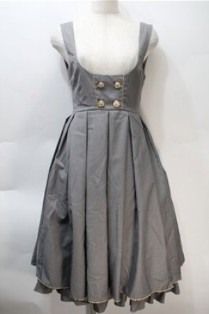 画像: SOUL FAITH / ジャンパースカート  グレー S-25-11-05-019-LO-OP-HR-ZS