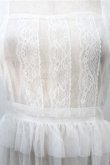 画像3: FLC / 星名桜子 hsチュールエプロンジャンスカ  白 S-25-11-05-002-LO-OP-AS-ZS (3)
