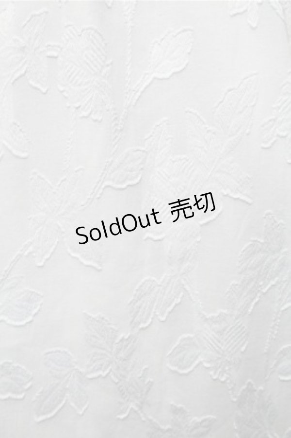 画像4: 中国ロリータ / バイカラーワンピース  サックスｘ白 S-25-11-05-027-LO-OP-HR-ZS (4)