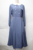 画像1: LEBECCA boutique / 快適な空の旅とワンピース  ブルー S-25-11-05-029-EL-OP-HR-ZS (1)
