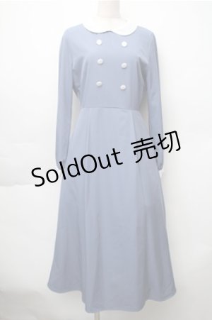 画像: LEBECCA boutique / 快適な空の旅とワンピース  ブルー S-25-11-05-029-EL-OP-HR-ZS