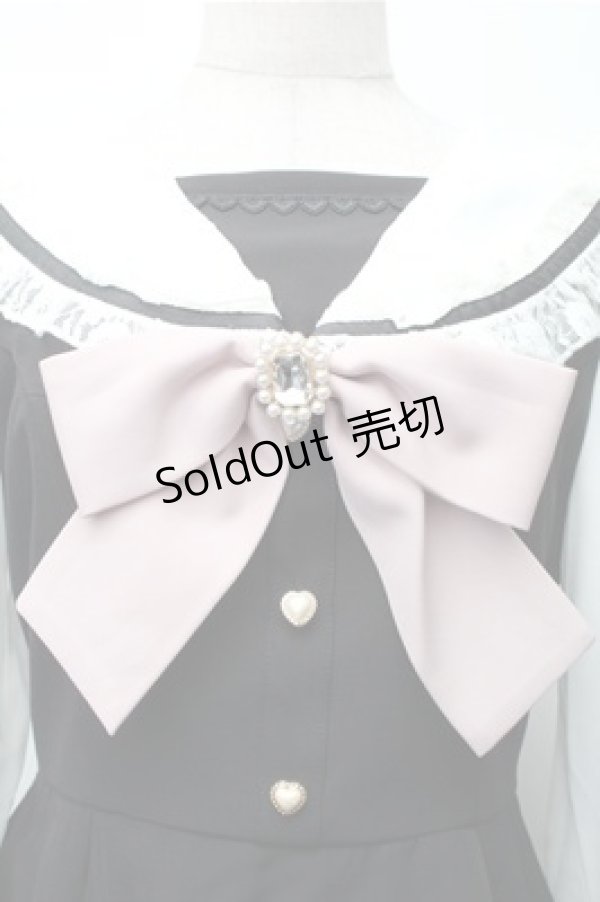 画像3: LIZ LISA / セーラーカラーセットアップ  黒ｘ白 S-25-11-05-033-LO-OP-HR-ZS (3)