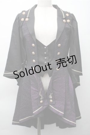 画像: Silent Mars / 堕月の法則ジャケット  黒ｘ紫 S-25-11-05-037-LO-JA-AS-ZS