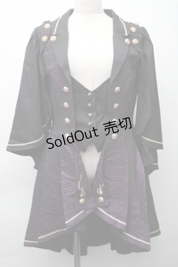 画像1: Silent Mars / 堕月の法則ジャケット  黒ｘ紫 S-25-11-05-037-LO-JA-AS-ZS (1)