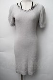 画像1: EATME / 半袖ニットワンピース  グレー S-25-11-06-038-LO-OP-HR-ZT1219S (1)