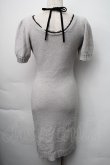 画像2: EATME / 半袖ニットワンピース  グレー S-25-11-06-038-LO-OP-HR-ZT1219S (2)