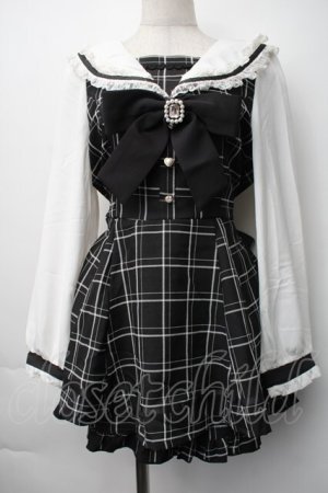 画像: LIZ LISA / セーラーカラーセットアップ 0 黒 S-25-11-06-045-LO-OP-HR-ZS