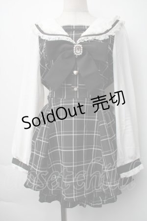 画像: LIZ LISA / セーラーカラーセットアップ 0 黒 S-25-11-06-045-LO-OP-HR-ZS