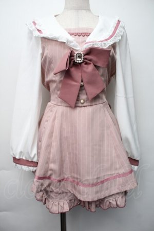 画像: LIZ LISA / セーラーカラーセットアップ 0 ピンク S-25-11-06-047-LO-OP-HR-ZS