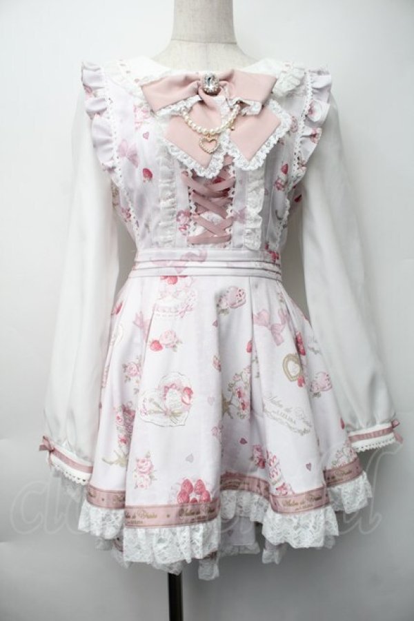 画像1: LIZ LISA / Salon de Fraise柄セットアップ 0 ピンク S-25-11-06-048-LO-OP-HR-ZS (1)