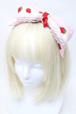 画像1: metamorphose / Strawberry harvestリボンカチューシャ  ピンク S-25-11-06-004-ME-AC-HR-ZS (1)