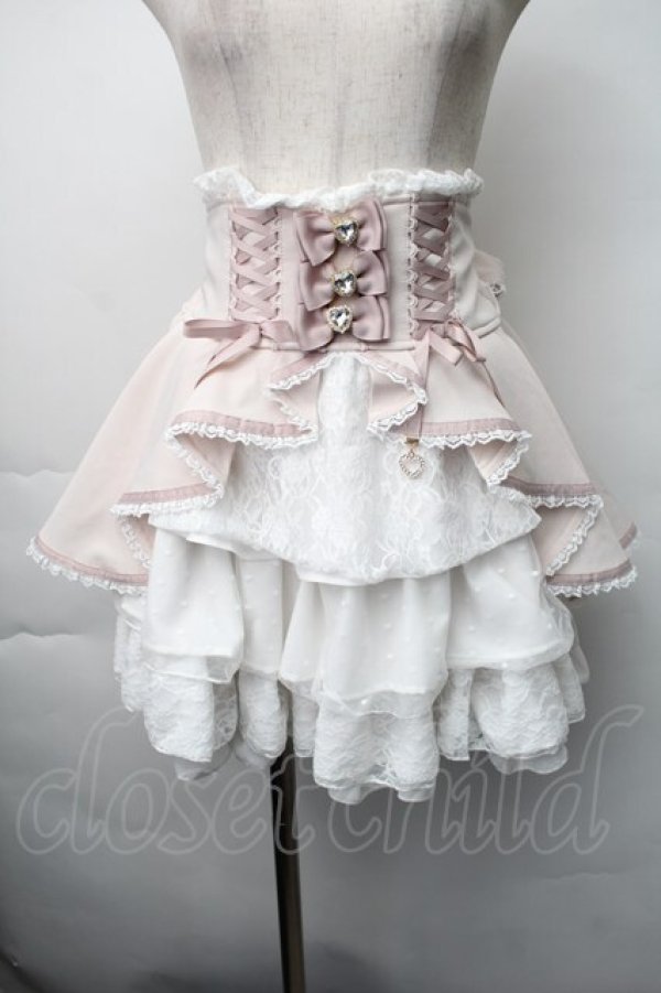 画像1: LIZ LISA / フロントカシュクールスカート 0 ピンク S-25-11-06-056-LO-SK-HR-ZS (1)