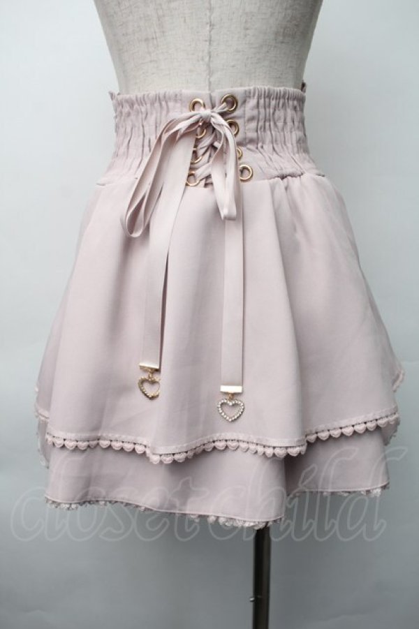 画像2: LIZ LISA / 2連リボンベルトスカパン 0 ピンク S-25-11-06-057-LO-PA-HR-ZS (2)