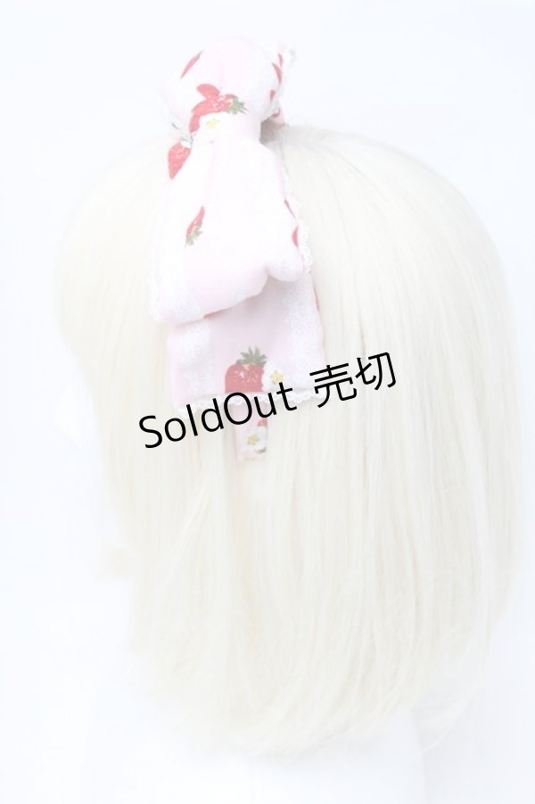 metamorphose / Strawberry harvestリボンカチューシャ ピンク S-25-11