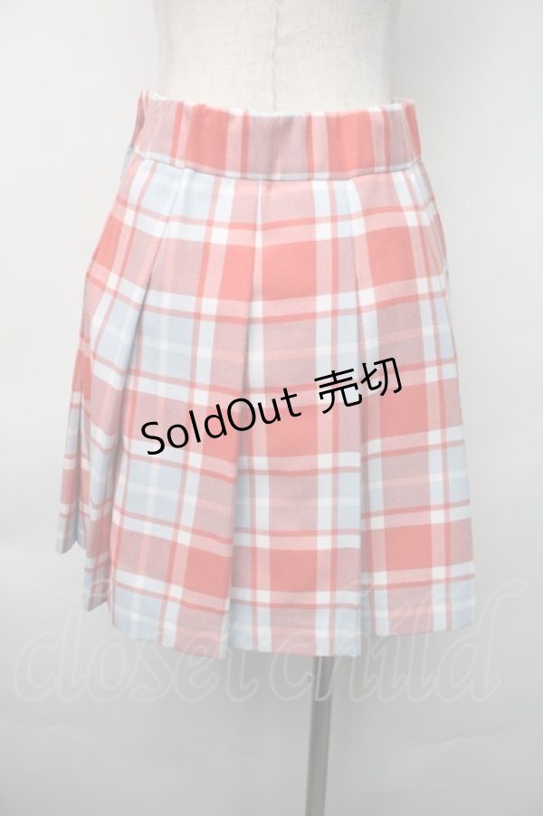 画像2: MILK / チェックスカート  赤 S-25-11-06-058-ML-SK-AS-ZS (2)