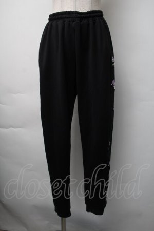 画像: Candy Stripper / SUYA SUYA PANDA JERSEY パンツ  黒 S-25-11-06-060-PU-CO-HR-ZS