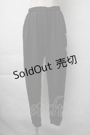 画像: Candy Stripper / SUYA SUYA PANDA JERSEY パンツ  黒S-25-11-06-060-PU-CO-HR-ZT588