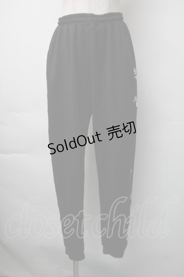 画像1: Candy Stripper / SUYA SUYA PANDA JERSEY パンツ  黒S-25-11-06-060-PU-CO-HR-ZT588 (1)