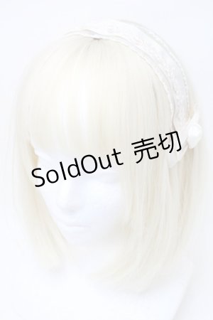 画像: m petit by misako / AM*NIヘッドドレスA  オフ S-25-11-06-006-LO-AC-AS-ZS