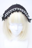 画像2: LOLITA / ヘッドドレス  黒 S-25-11-06-007-LO-ZA-AS-ZS (2)