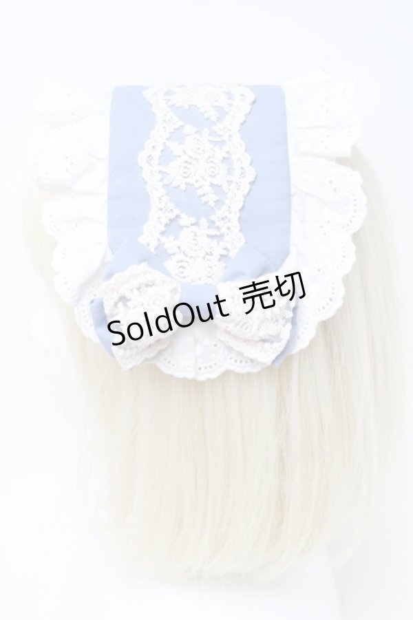 画像3: LOLITA / ヘッドドレス  サックス S-25-11-06-008-LO-ZA-AS-ZS (3)